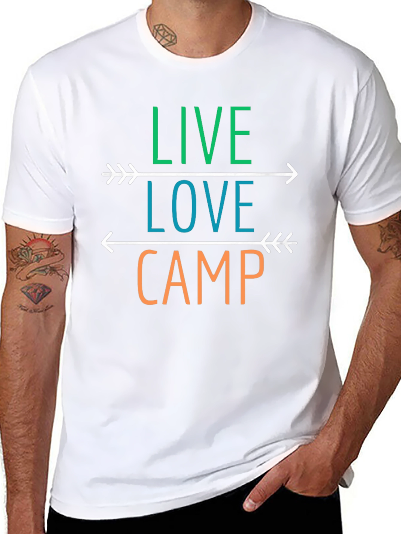 Live Love Camp Arrow Graphic Tee