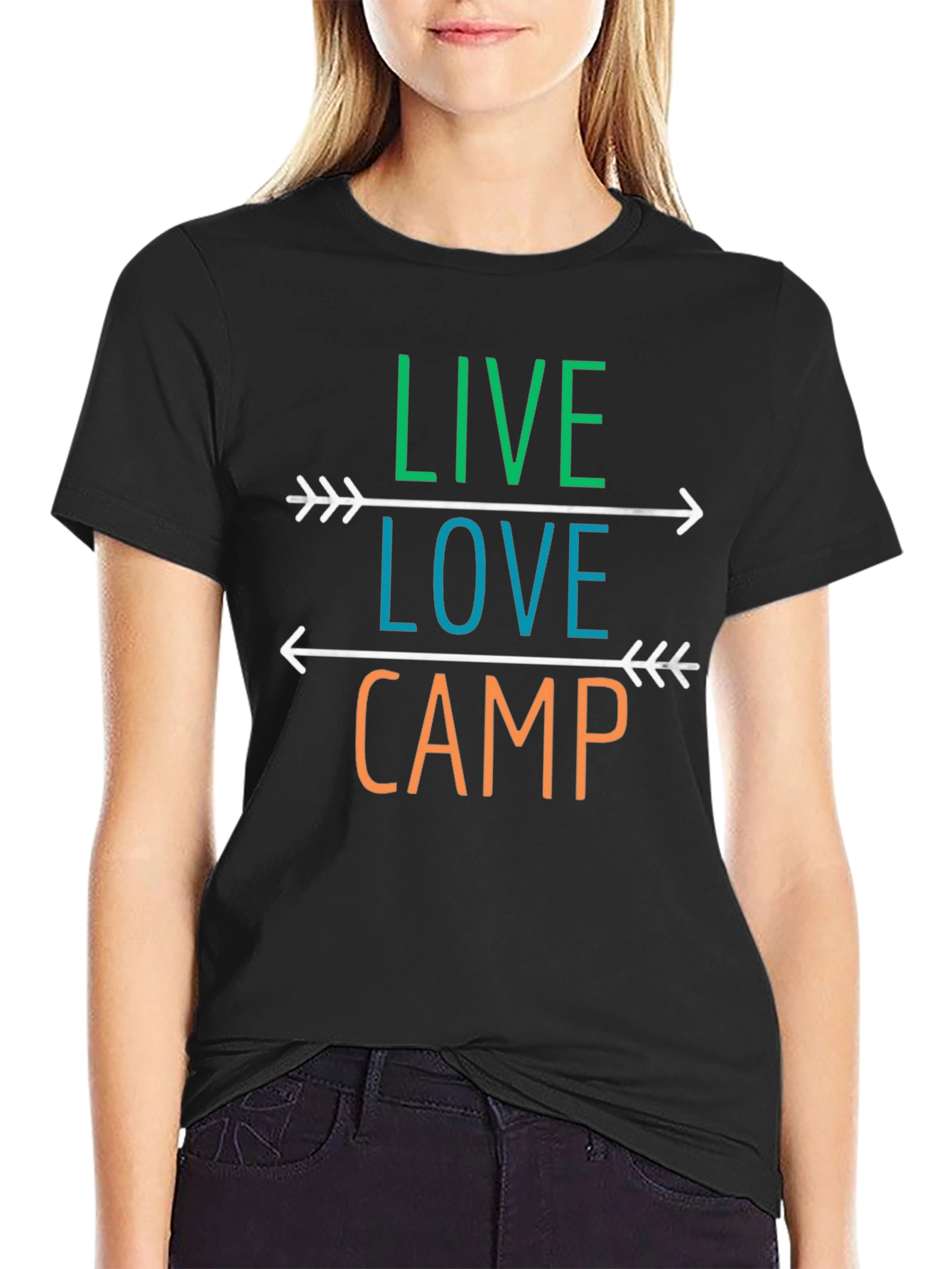 Live Love Camp Arrow Graphic Tee