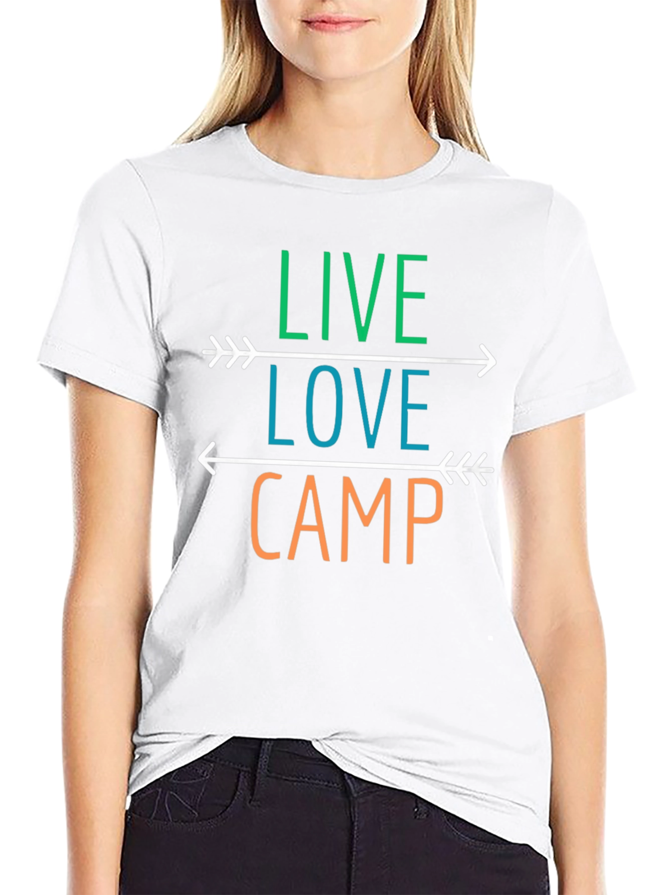 Live Love Camp Arrow Graphic Tee