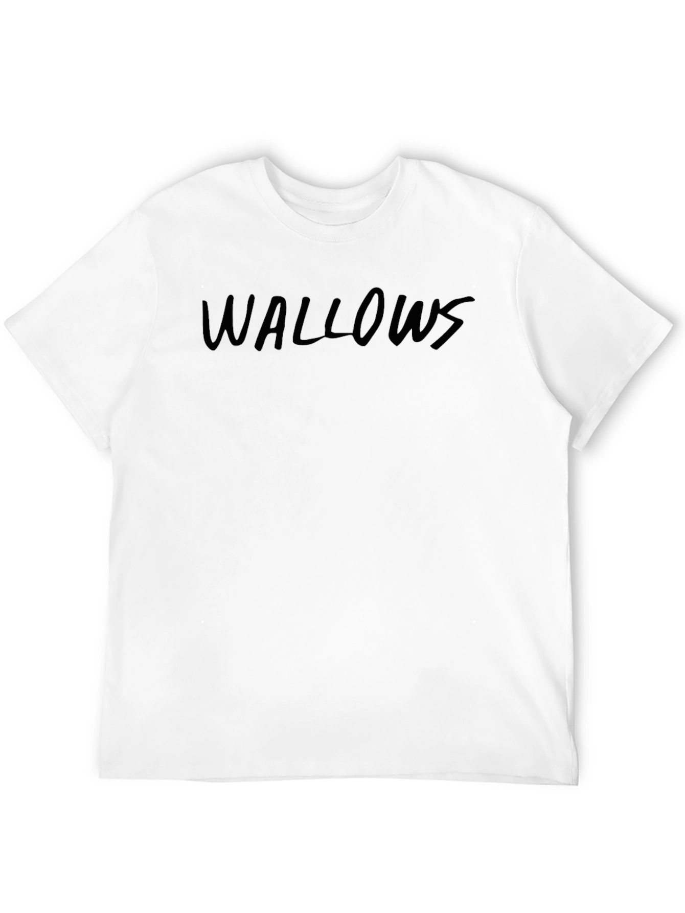 Wallows Band T-Shirt - Black Cotton Crew Neck