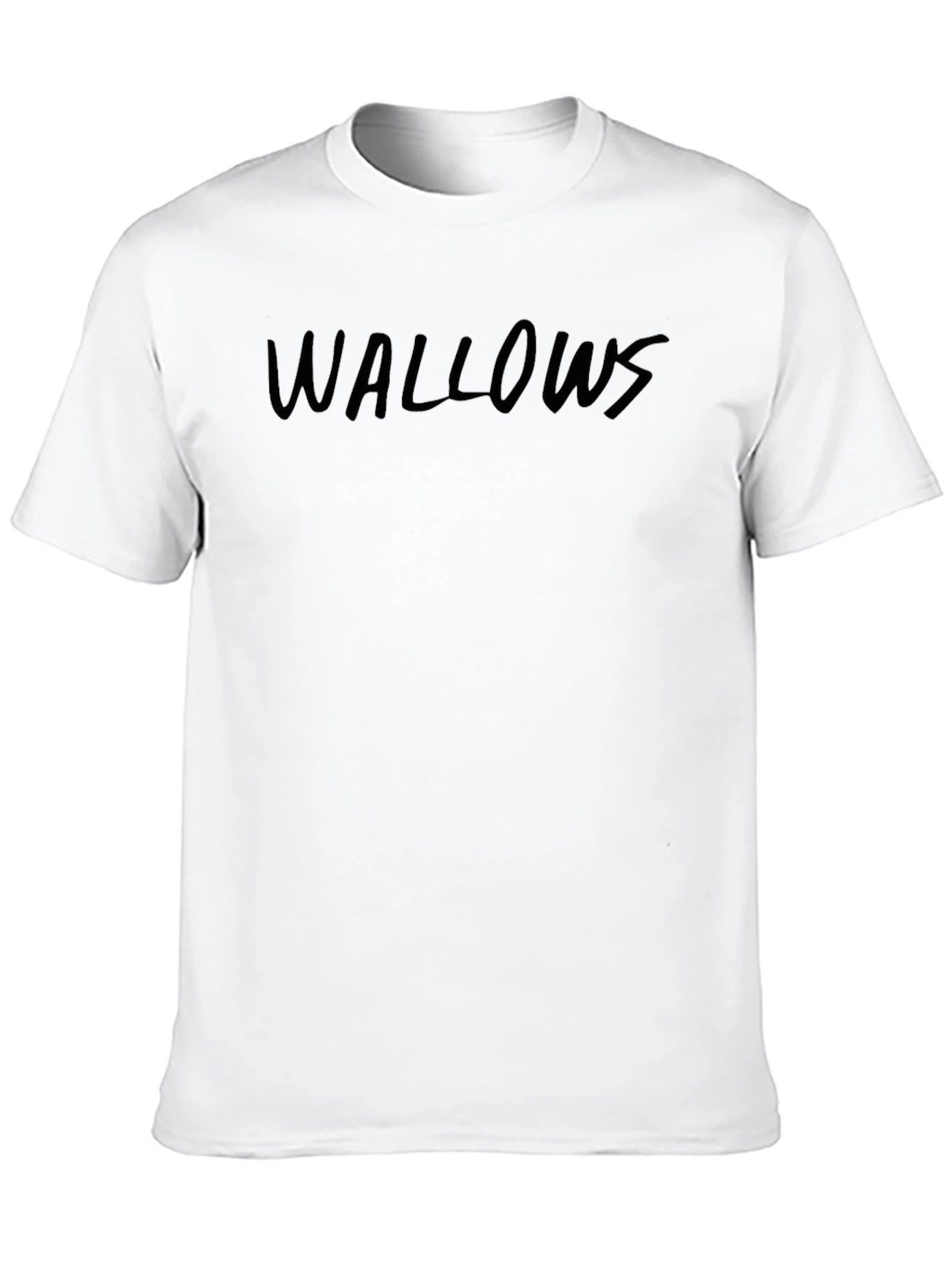 Wallows Band T-Shirt - Black Cotton Crew Neck