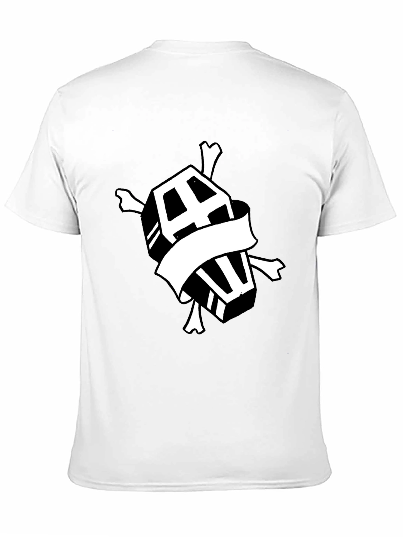 Coffin & Crossbones Graphic T-Shirt - Black
