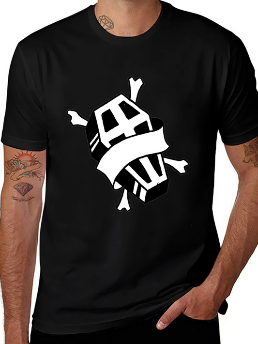 Coffin & Crossbones Graphic T-Shirt - Black