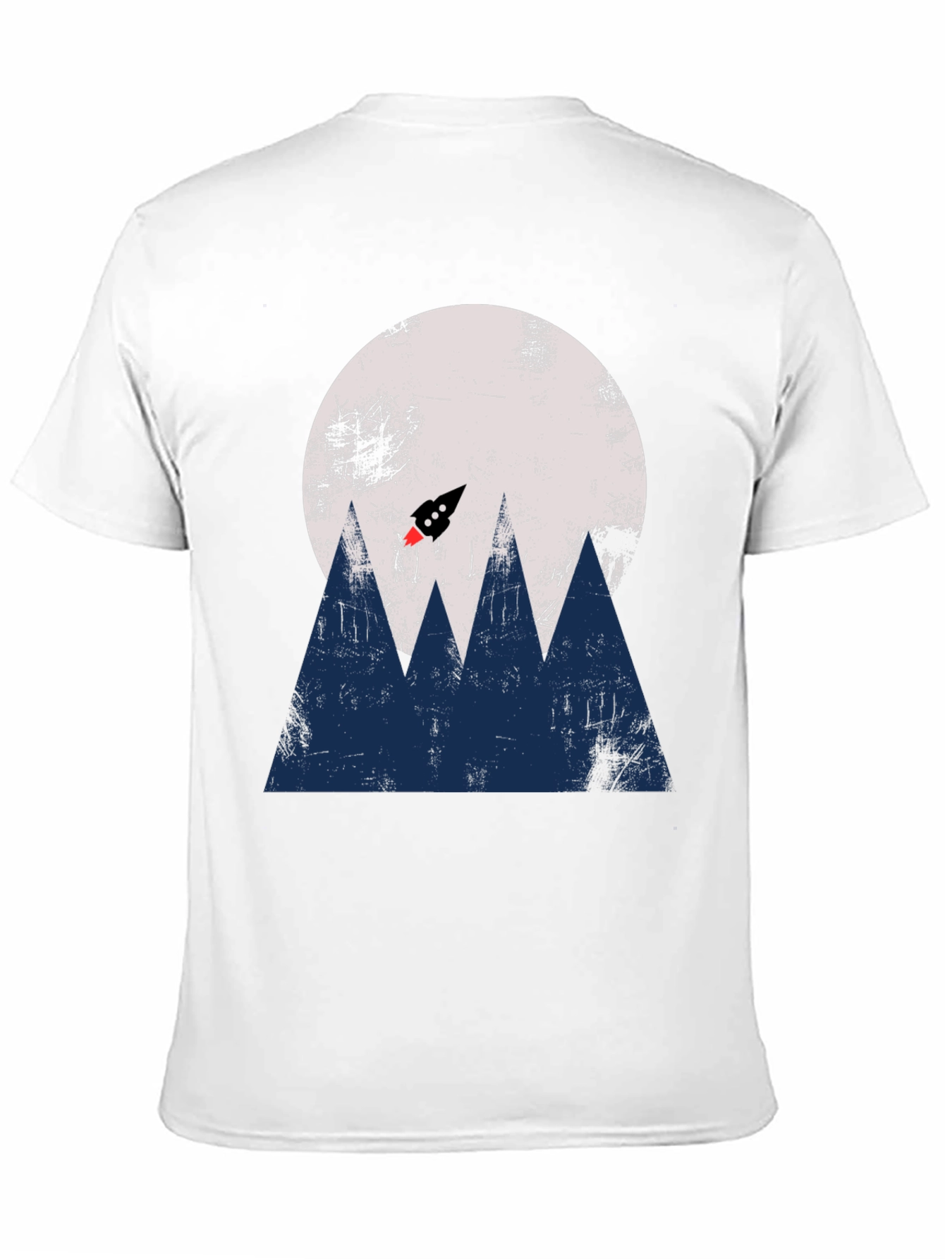 Retro Rocket Launch T-Shirt
