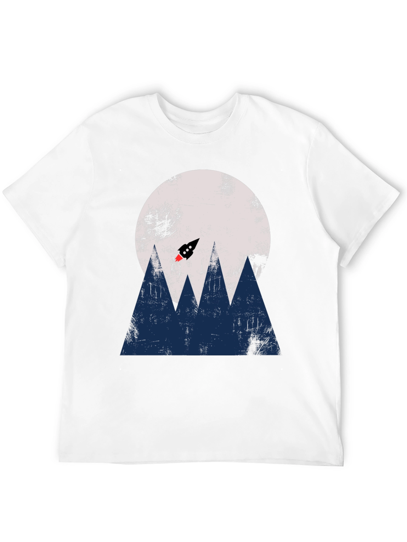 Retro Rocket Launch T-Shirt