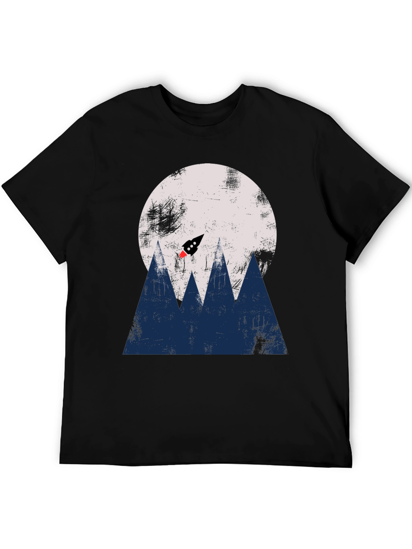 Retro Rocket Launch T-Shirt