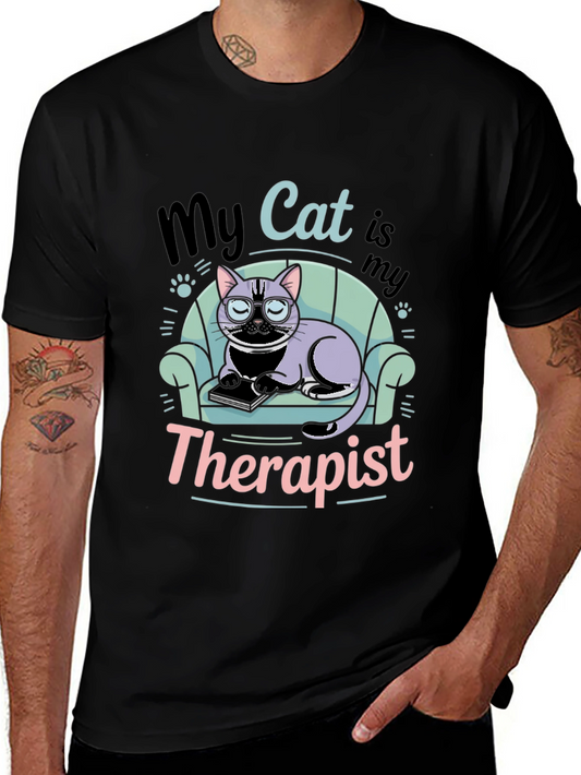 My Cat is My Therapist T-Shirt
