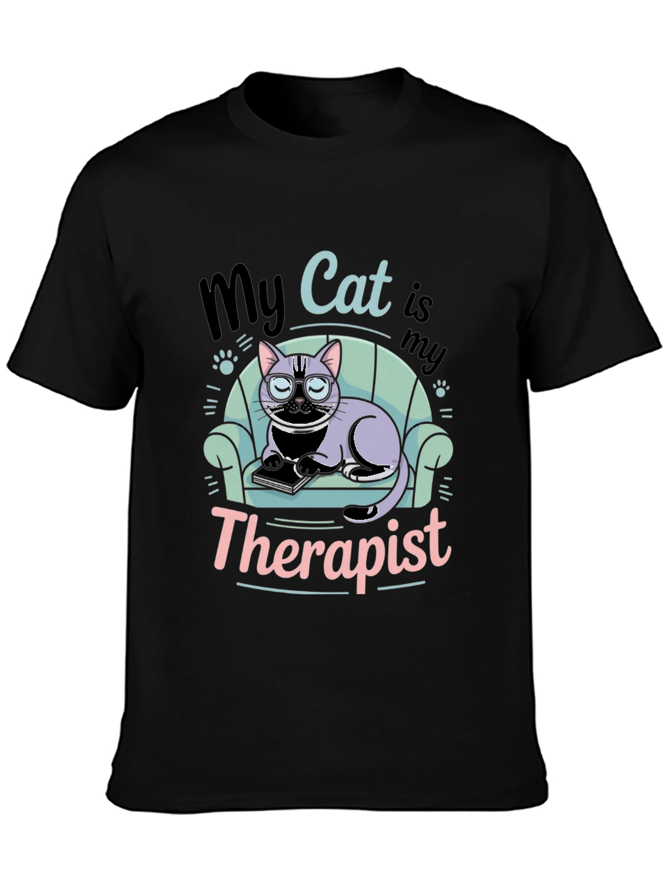 My Cat is My Therapist T-Shirt