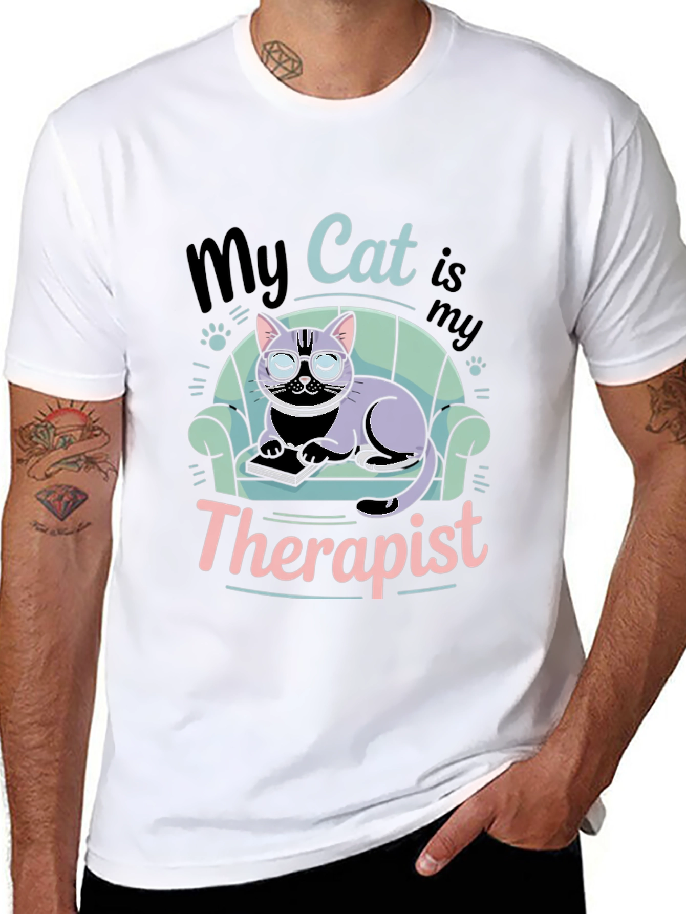 My Cat is My Therapist T-Shirt