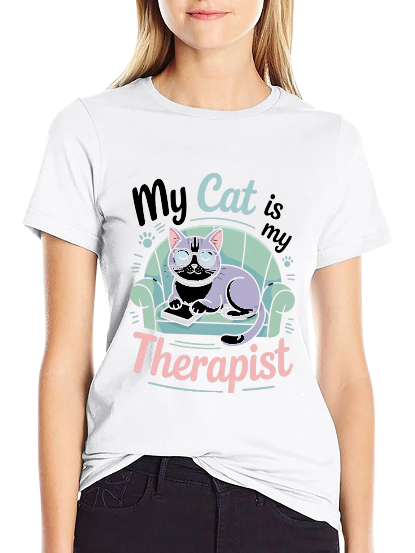 My Cat is My Therapist T-Shirt
