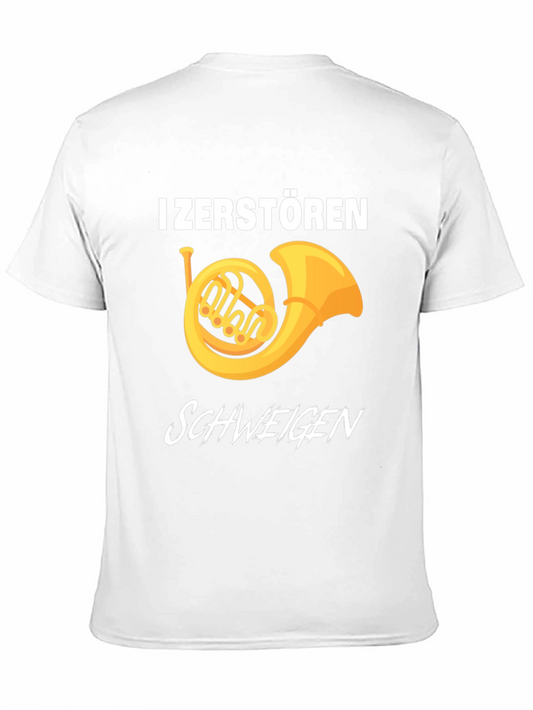 French Horn T-Shirt - I Destroy Then Stay Silent