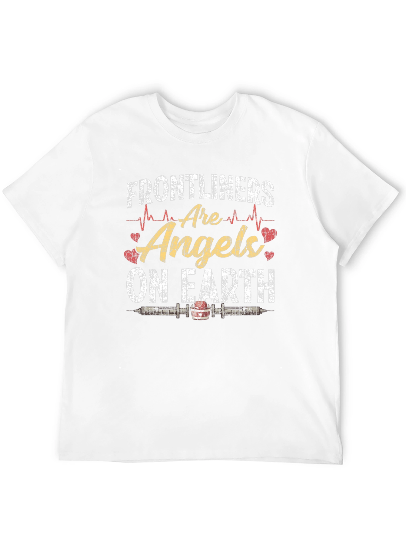 Frontliners Are Angels On Earth Graphic T-Shirt