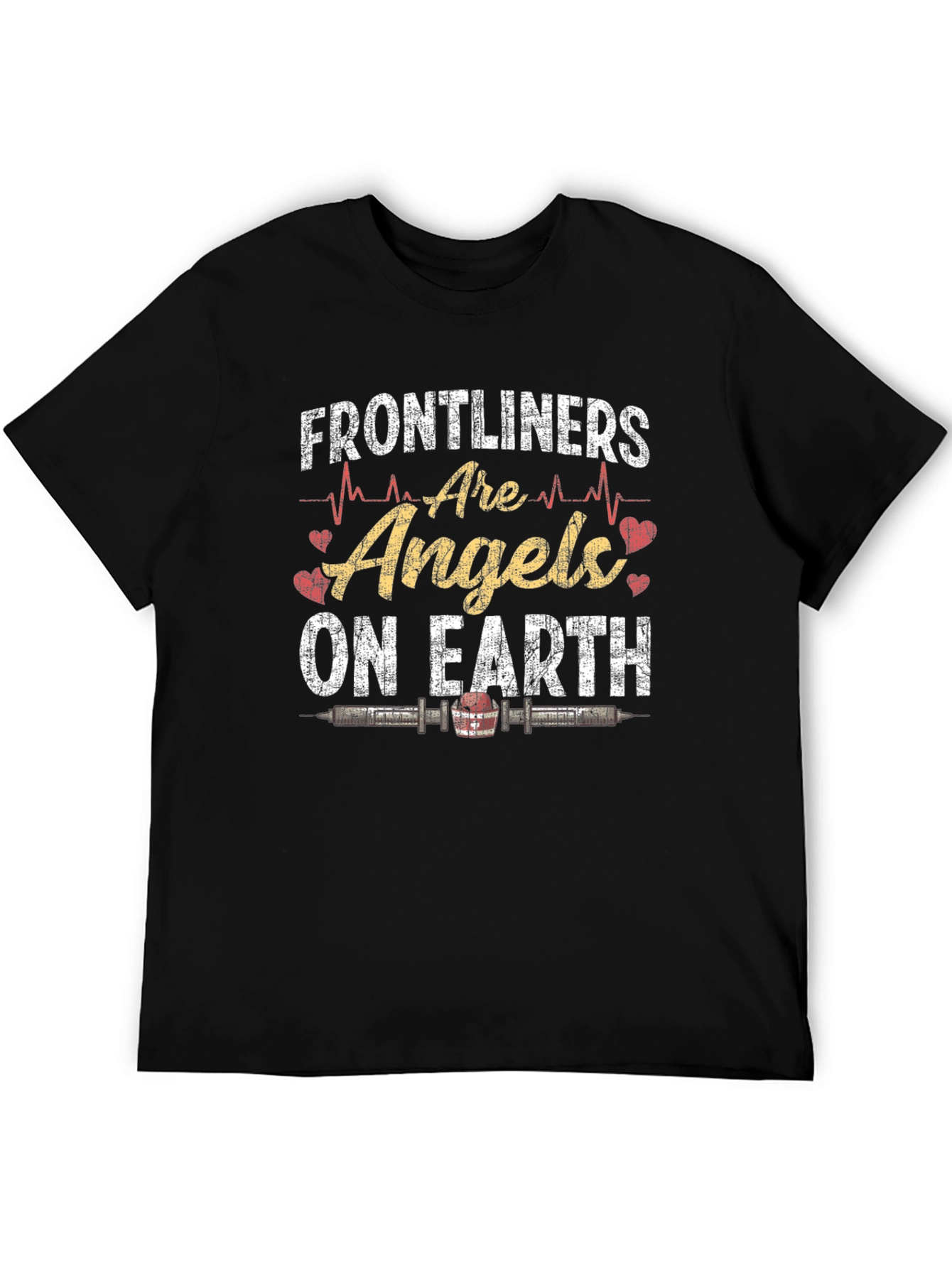Frontliners Are Angels On Earth Graphic T-Shirt