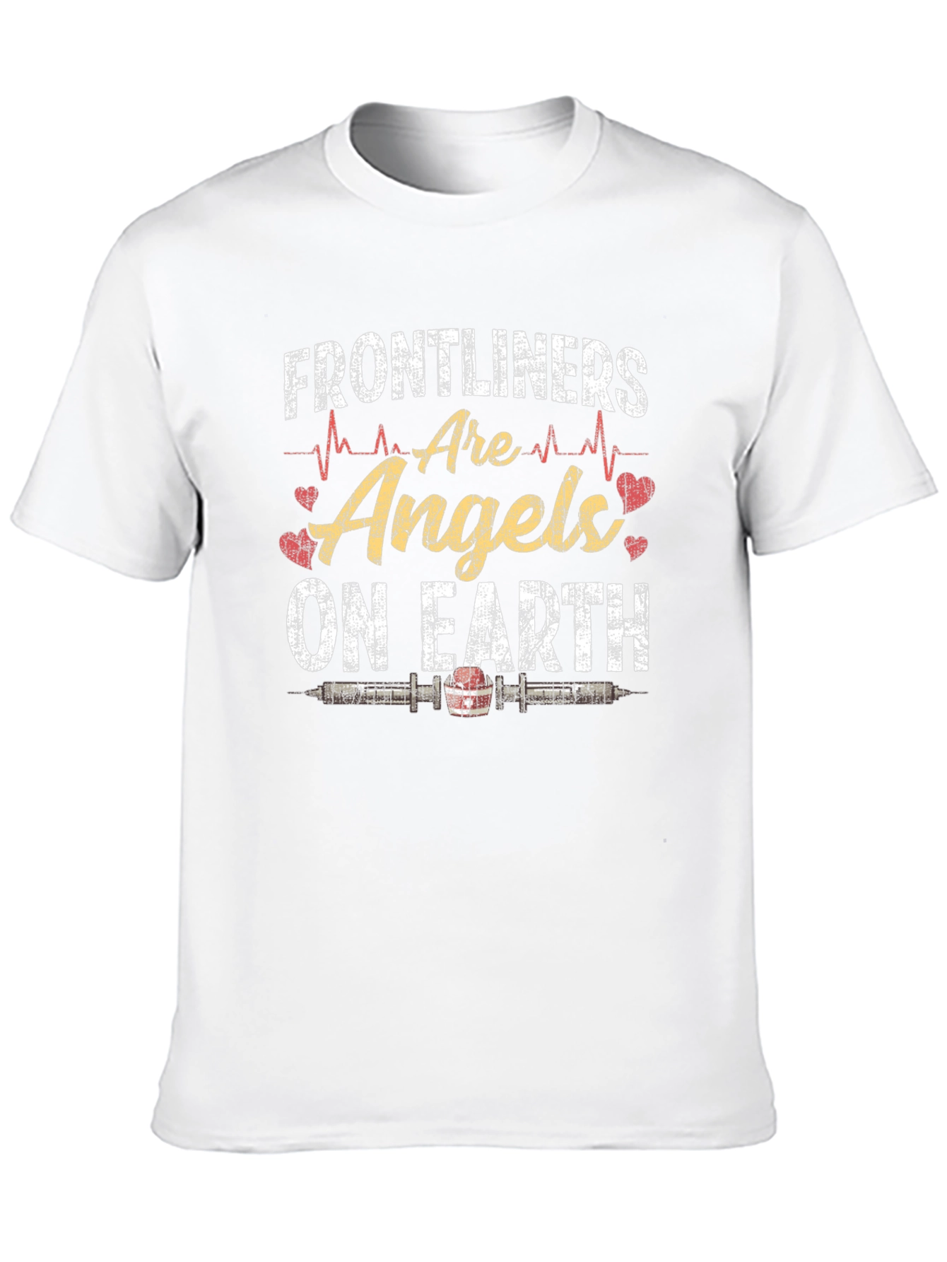 Frontliners Are Angels On Earth Graphic T-Shirt