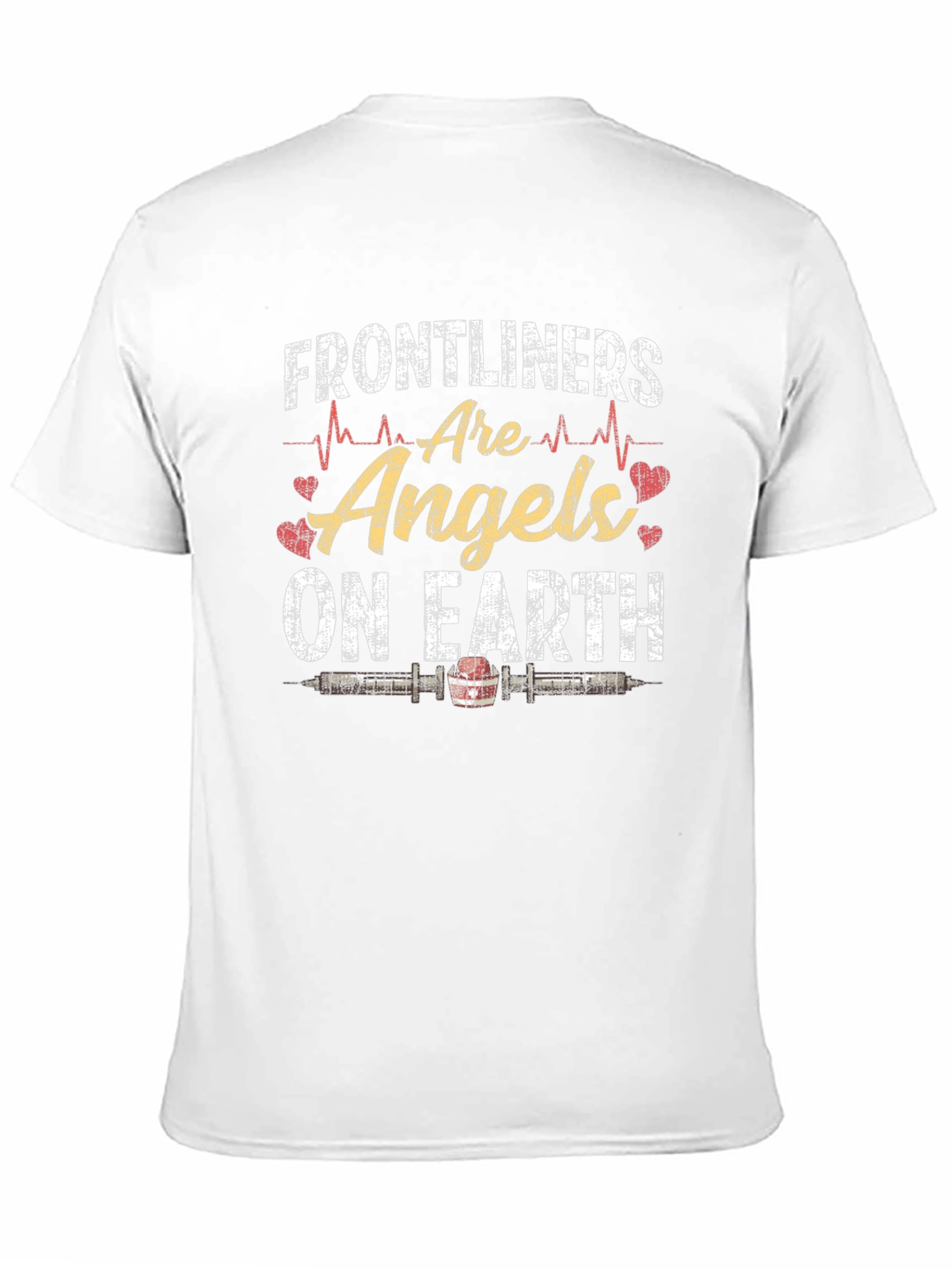 Frontliners Are Angels On Earth Graphic T-Shirt