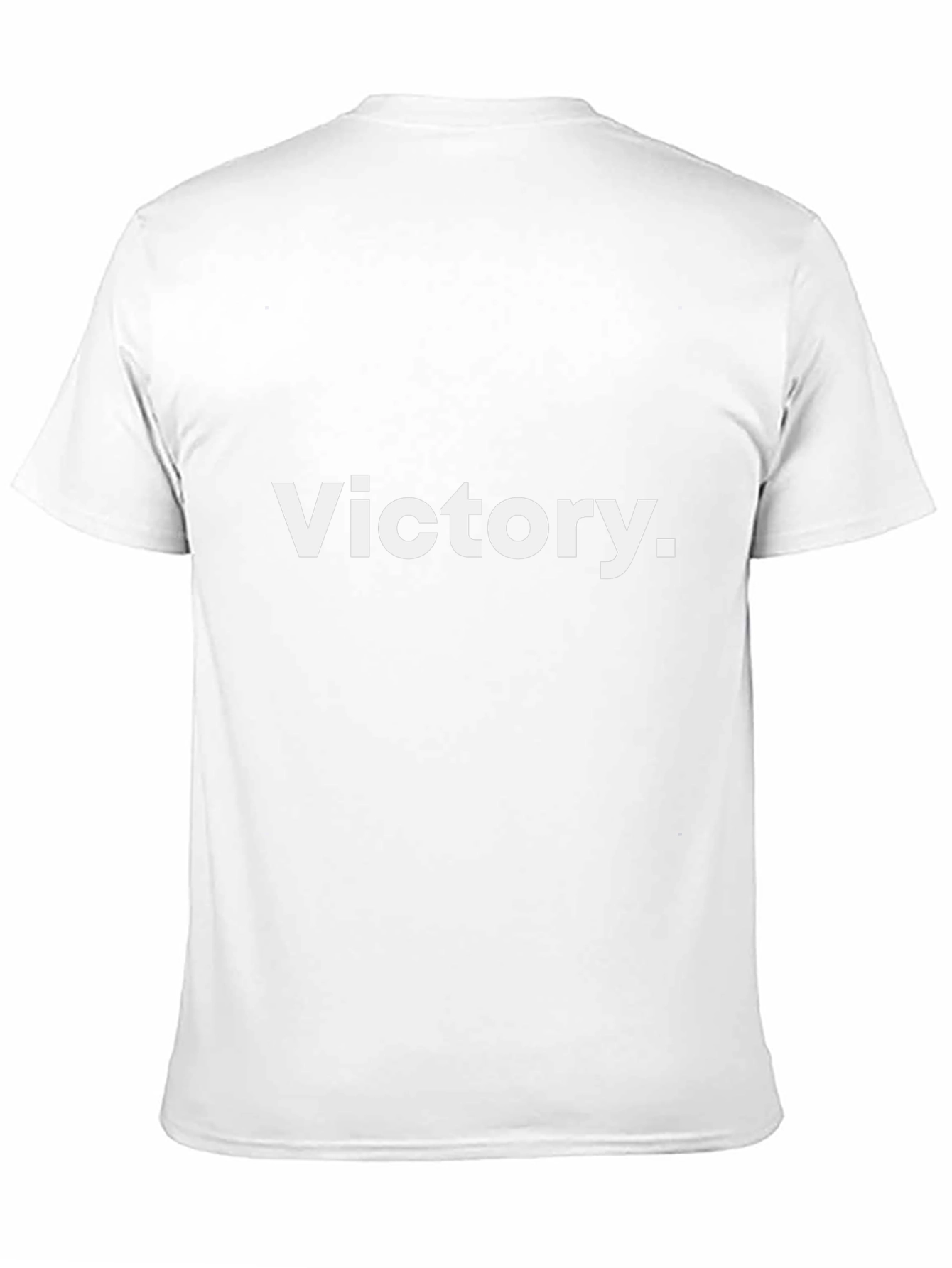 Victory Slogan T-Shirt - Classic Crew Neck Tee