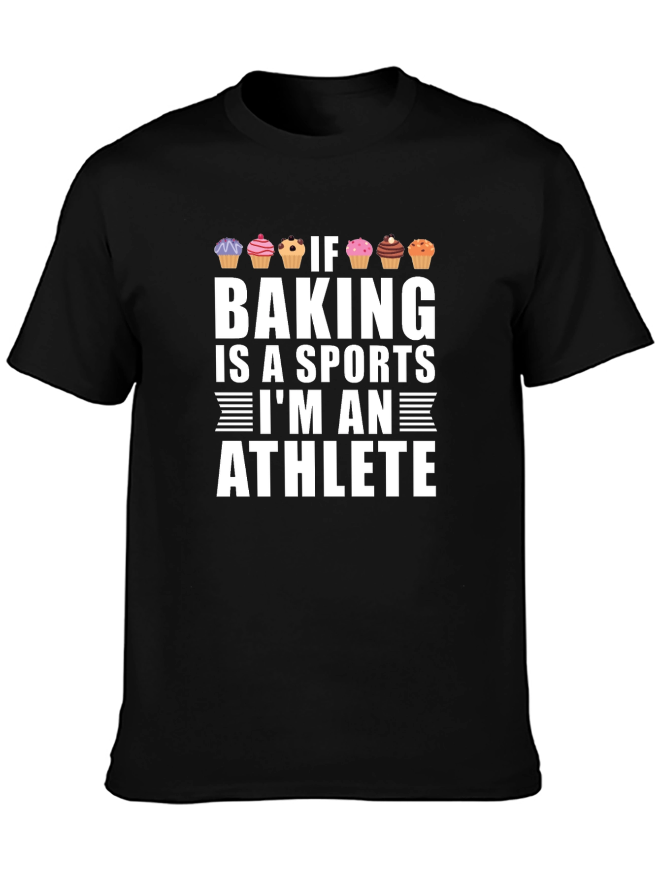 Baking Is a Sport Funny Graphic Tee