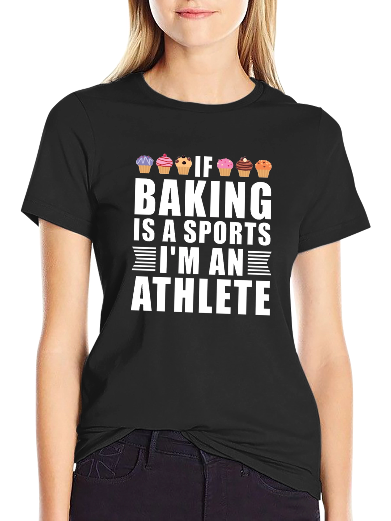 Baking Is a Sport Funny Graphic Tee
