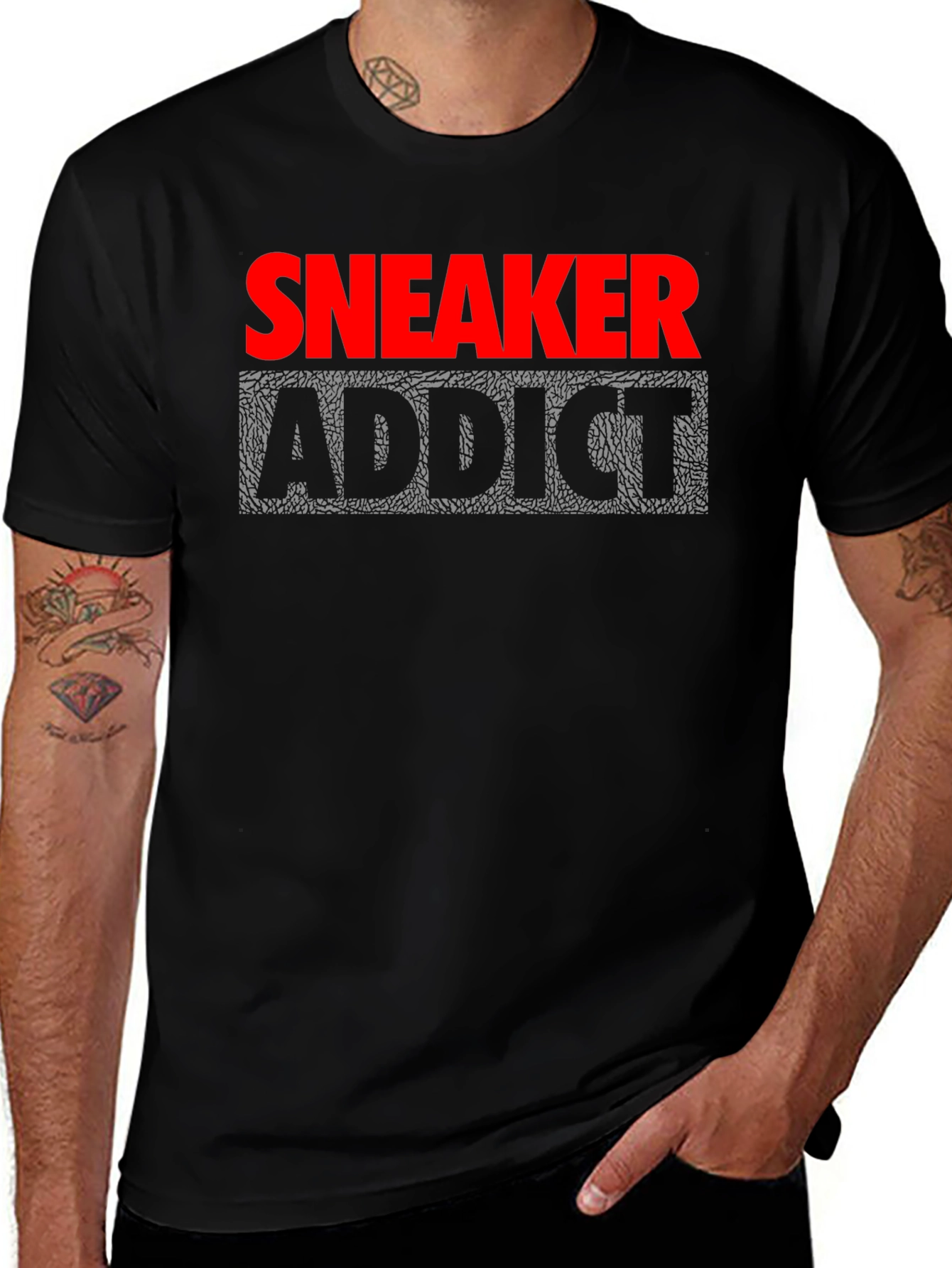 Sneaker Addict Black T-Shirt