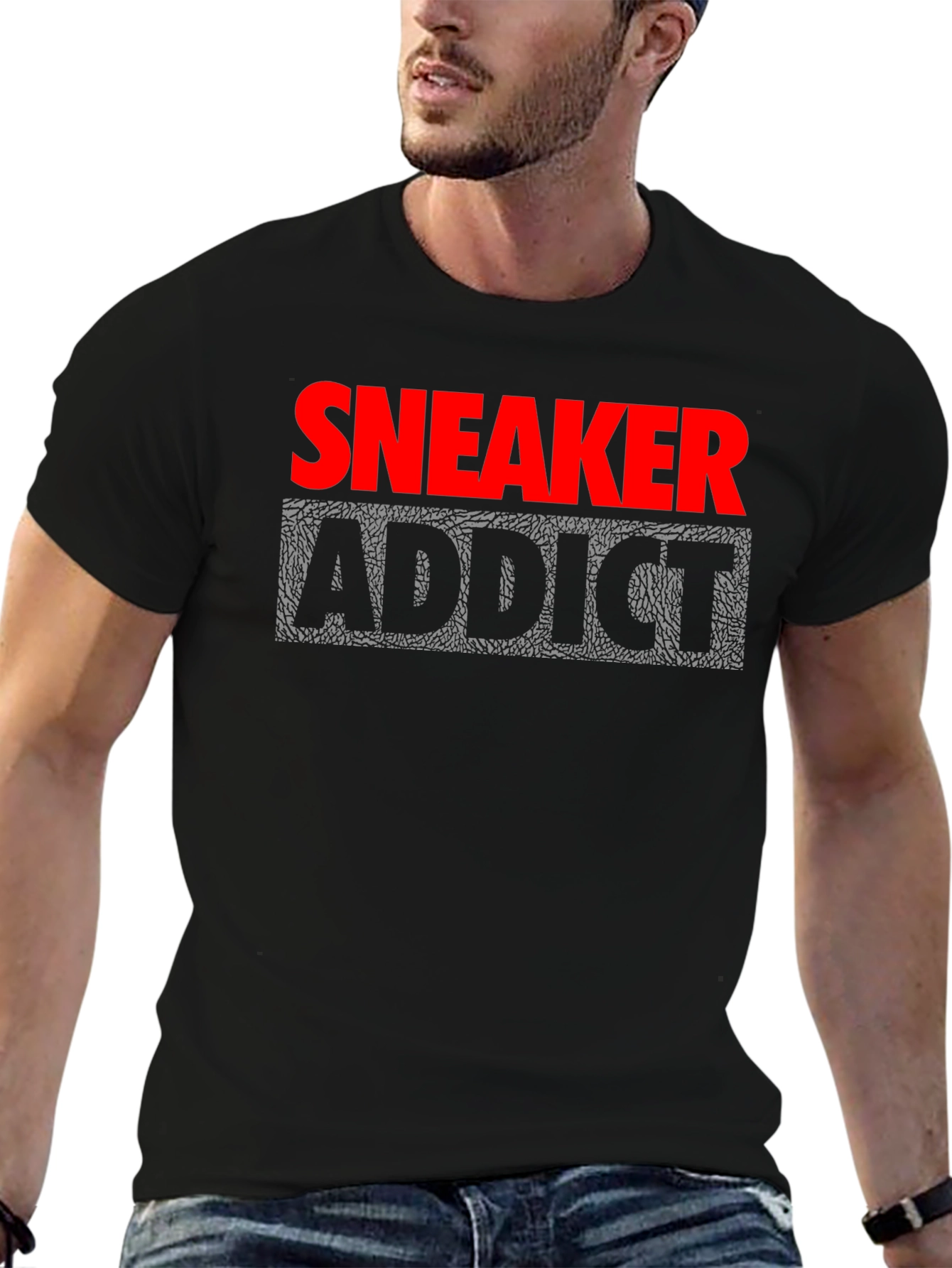 Sneaker Addict Black T-Shirt