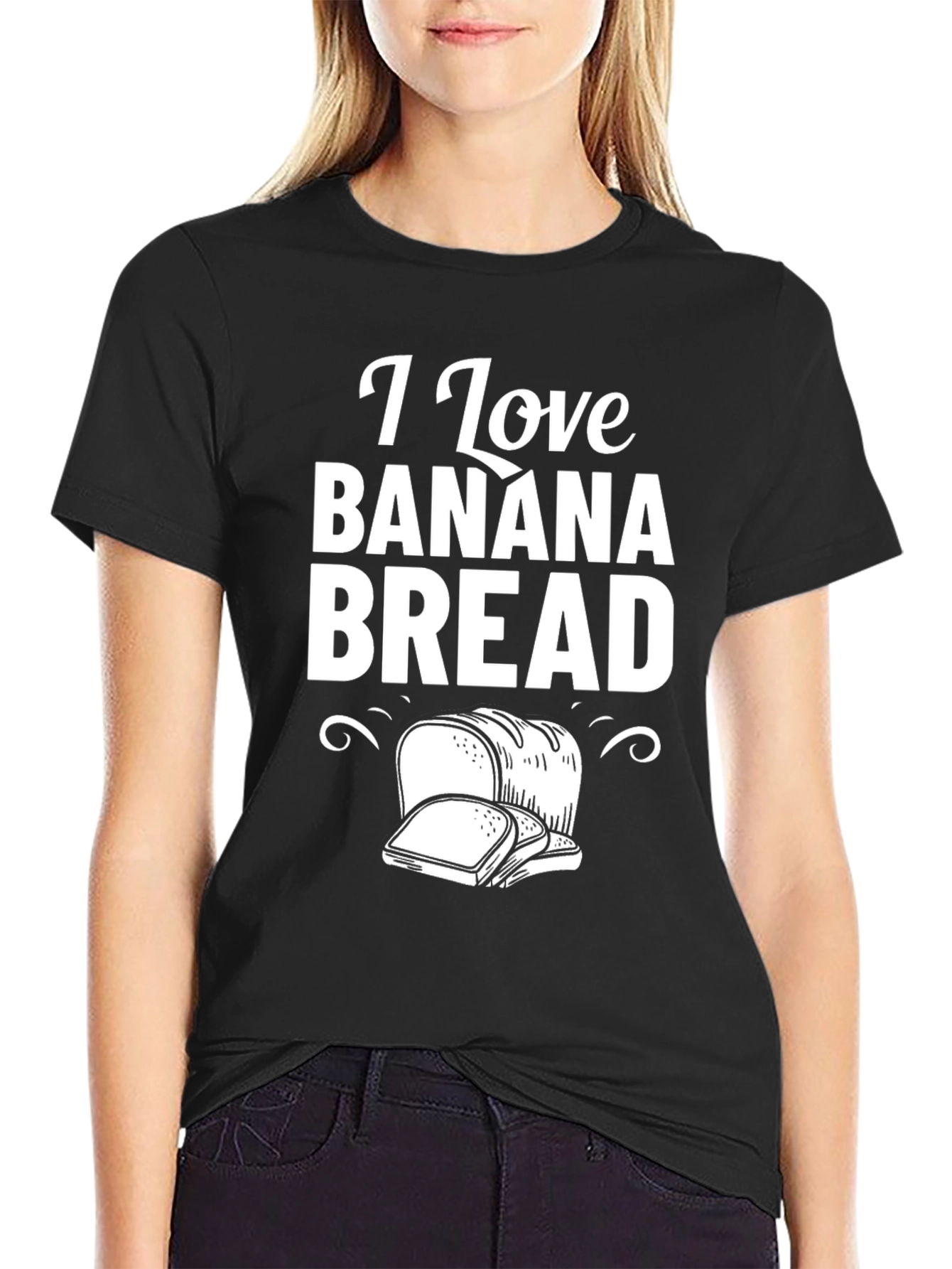 I Love Banana Bread T-Shirt Foodie Tee