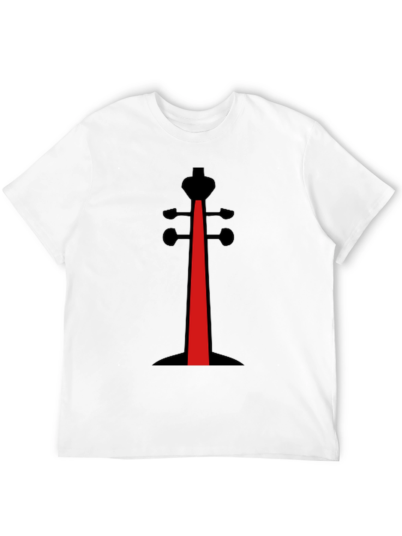 Abstract Violin Black T-Shirt