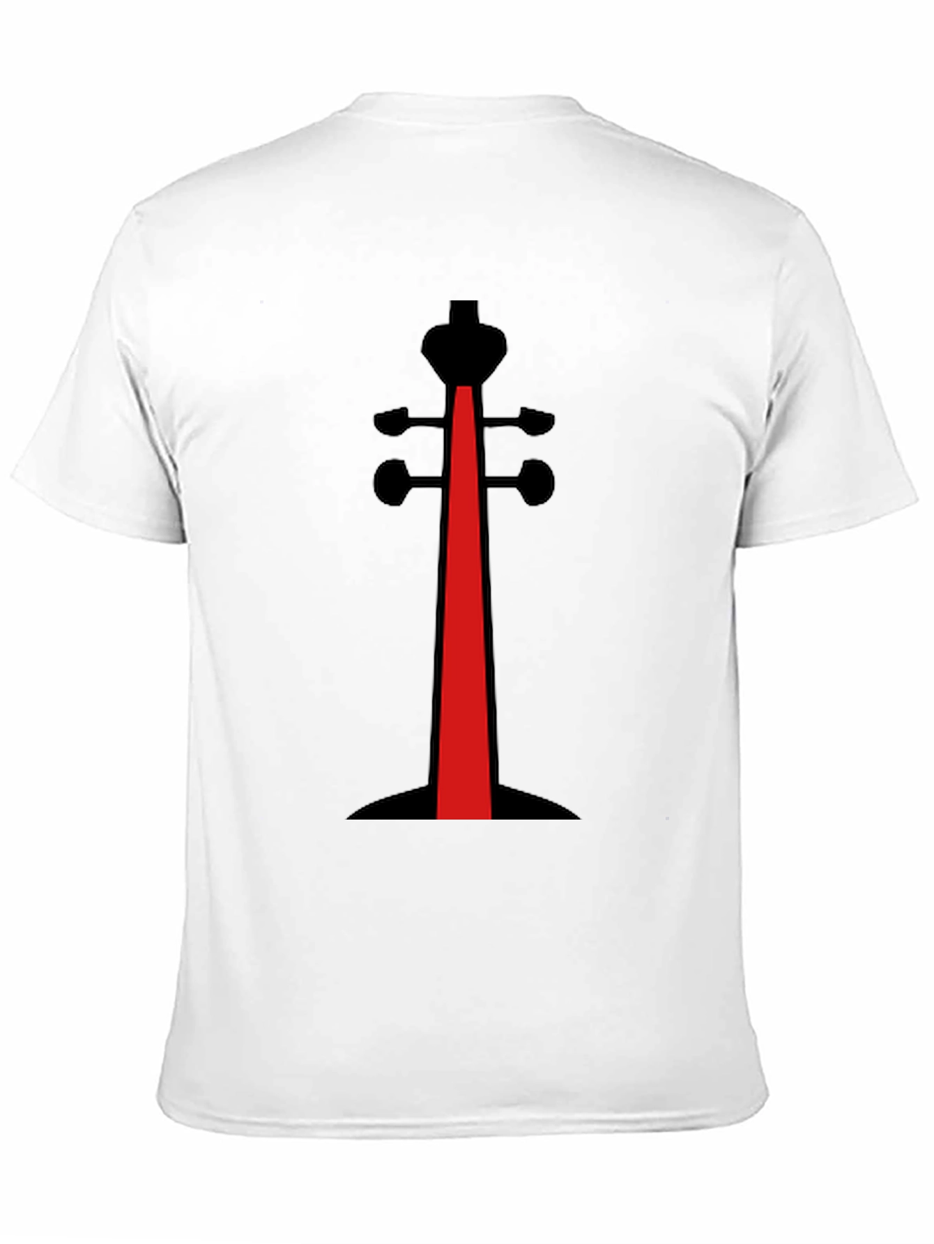 Abstract Violin Black T-Shirt