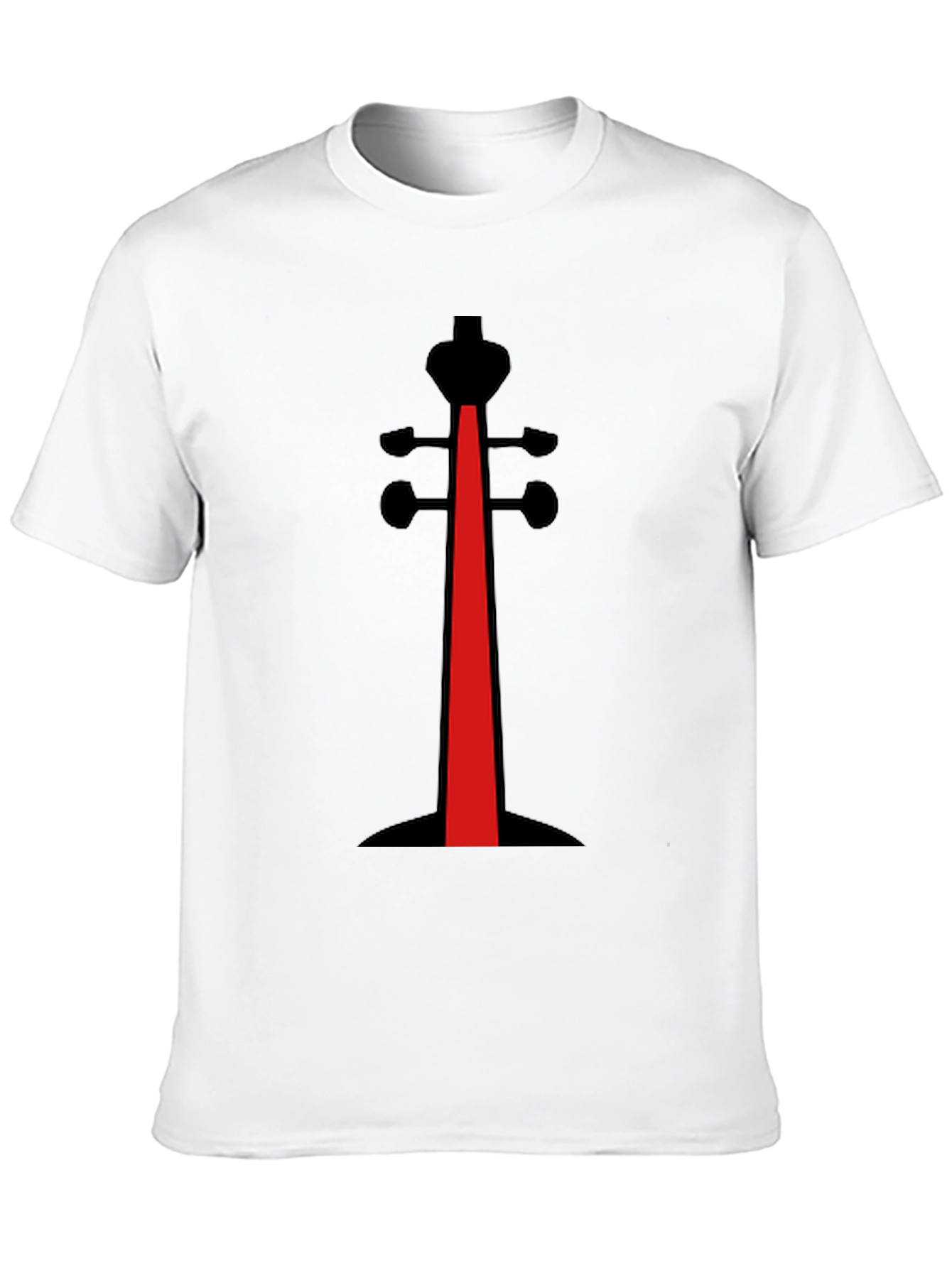 Abstract Violin Black T-Shirt