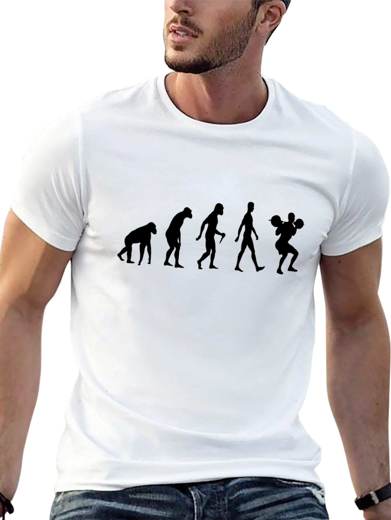 Evolution of Fitness Black T-Shirt