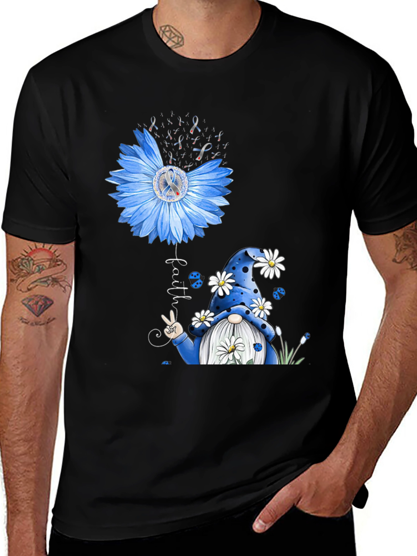 Faith Sunflower Gnome T-Shirt