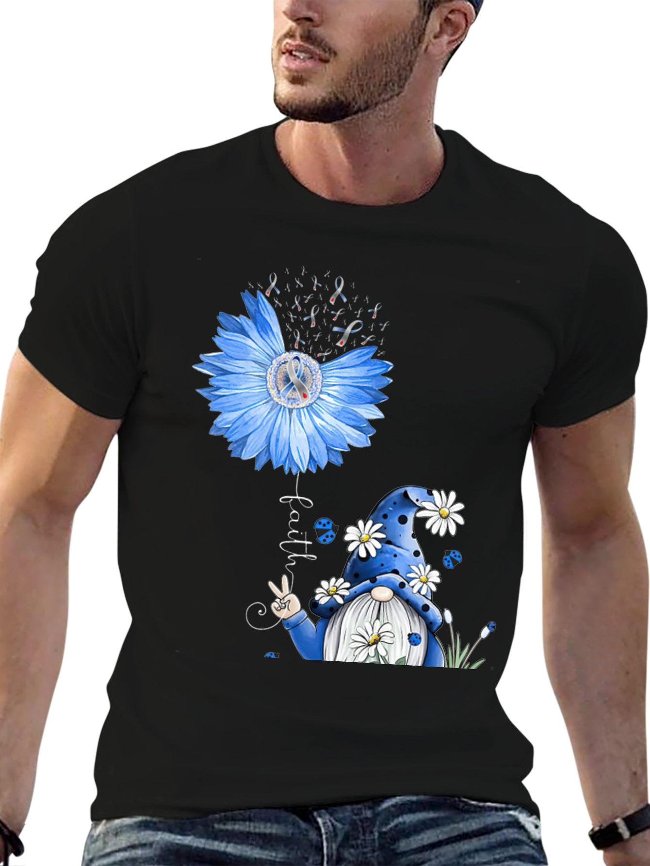 Faith Sunflower Gnome T-Shirt