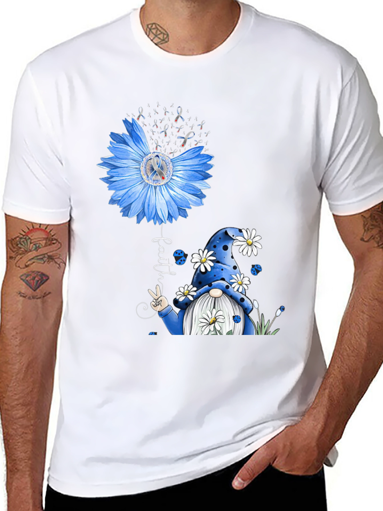 Faith Sunflower Gnome T-Shirt