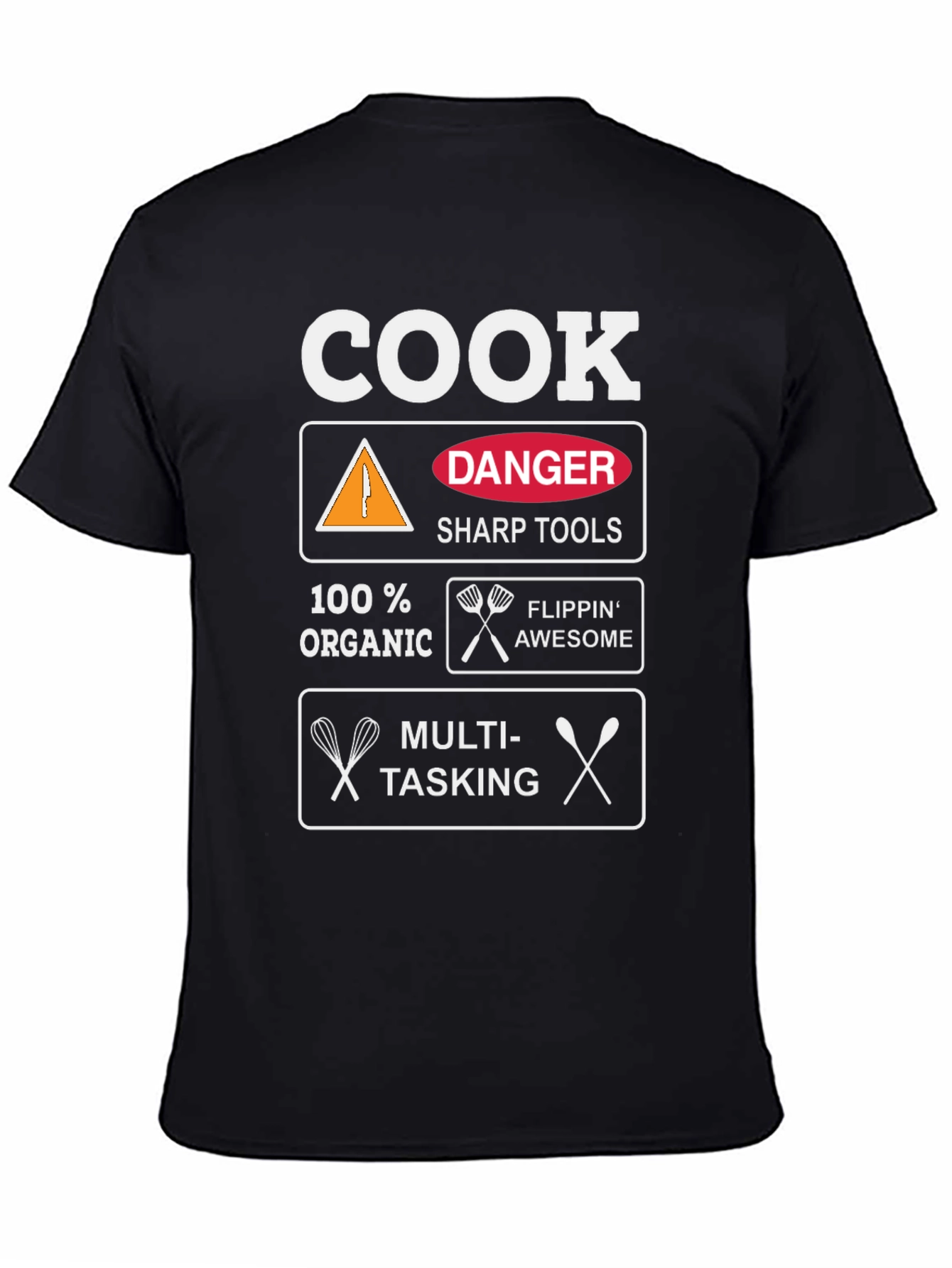 Cook Danger Sharp Tools Graphic Tee