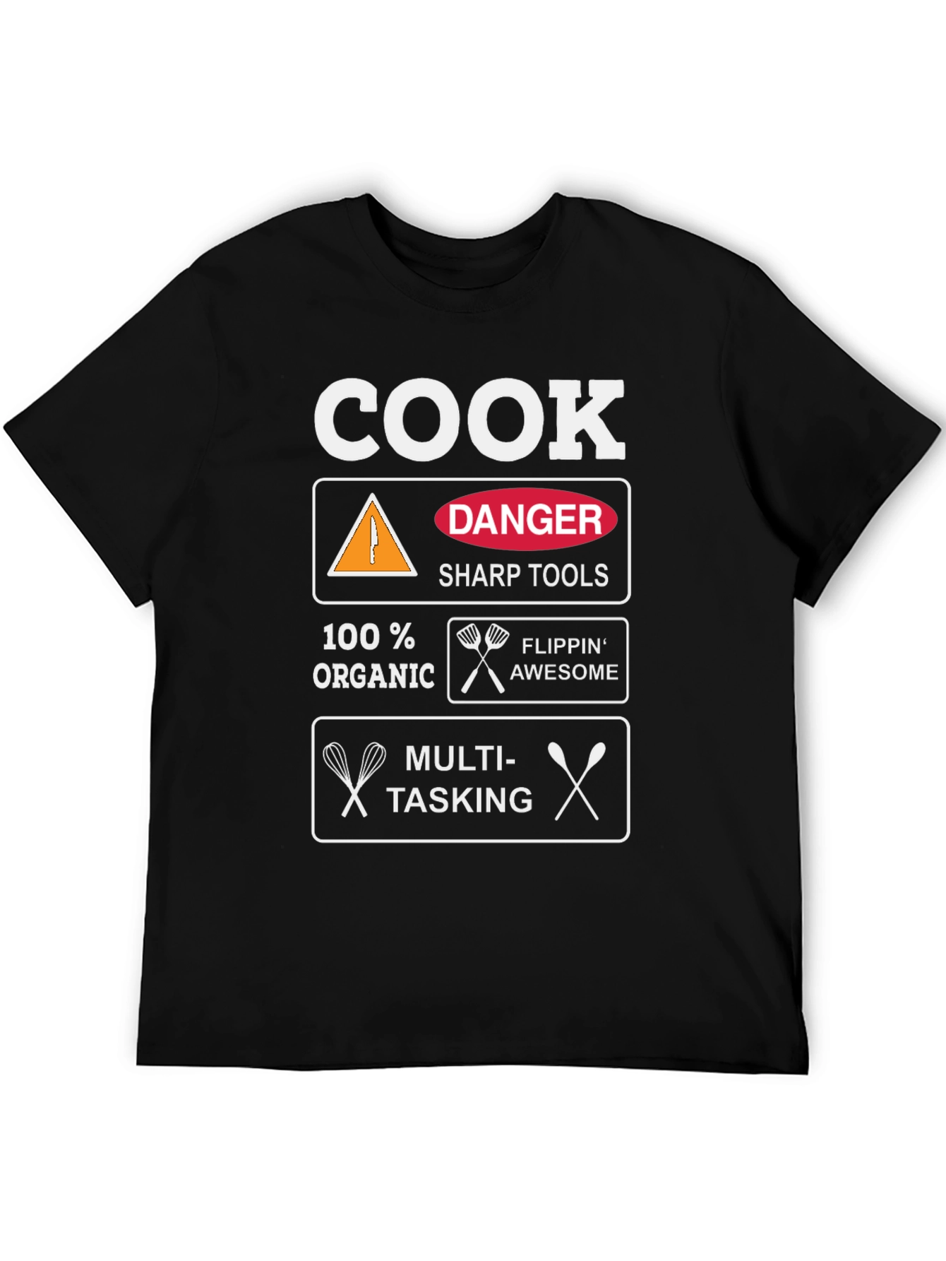 Cook Danger Sharp Tools Graphic Tee