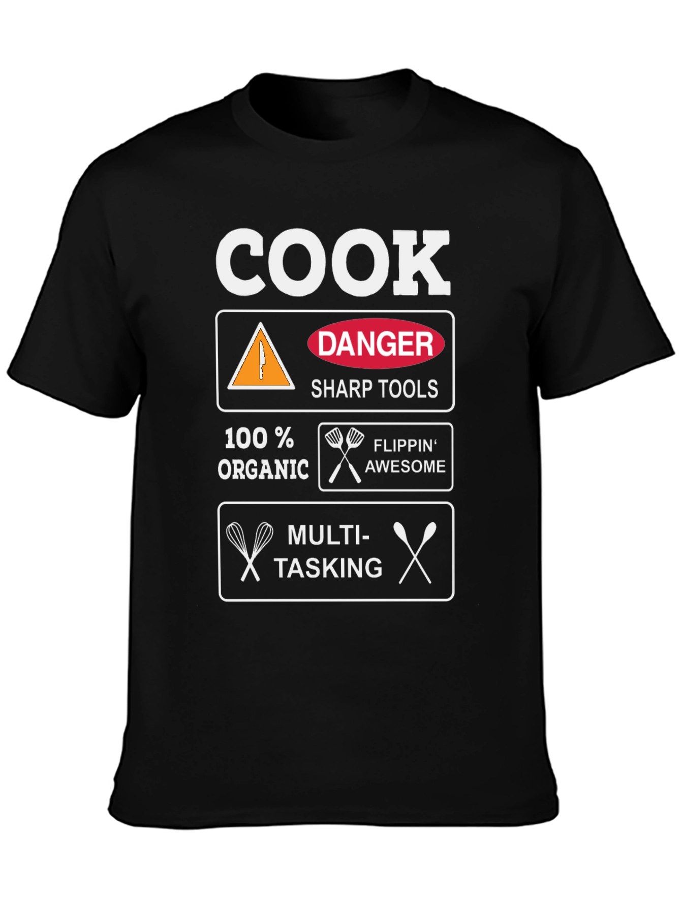 Cook Danger Sharp Tools Graphic Tee