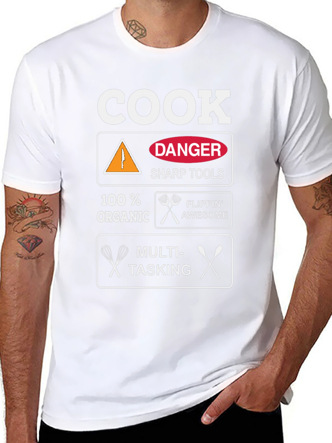 Cook Danger Sharp Tools Graphic Tee