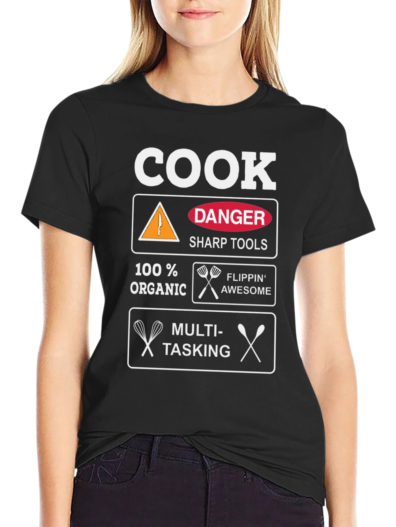 Cook Danger Sharp Tools Graphic Tee