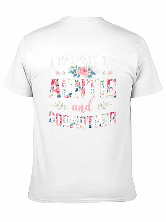 Auntie & Godmother Floral T-Shirt