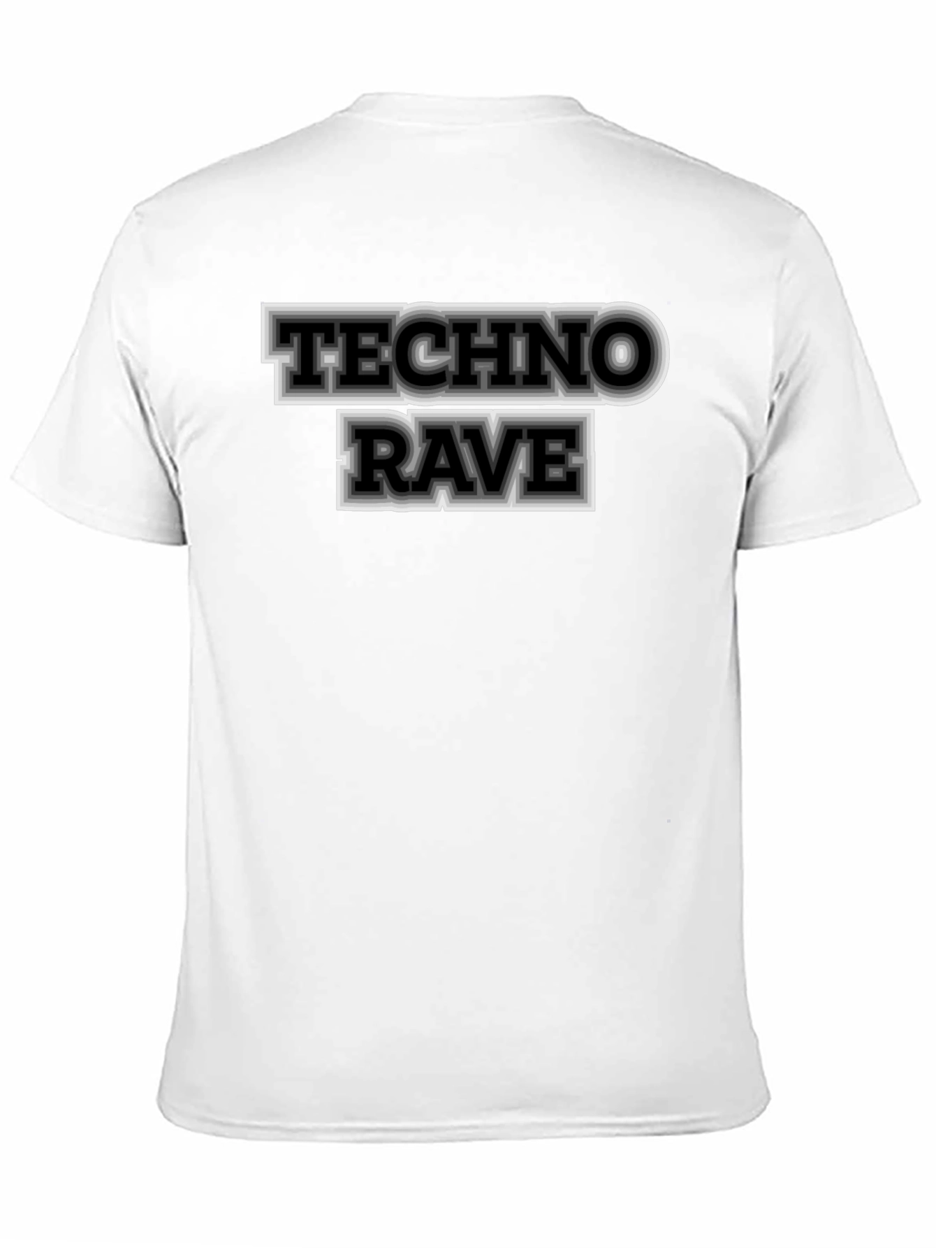 Techno Rave Graphic Tee - Black T-Shirt