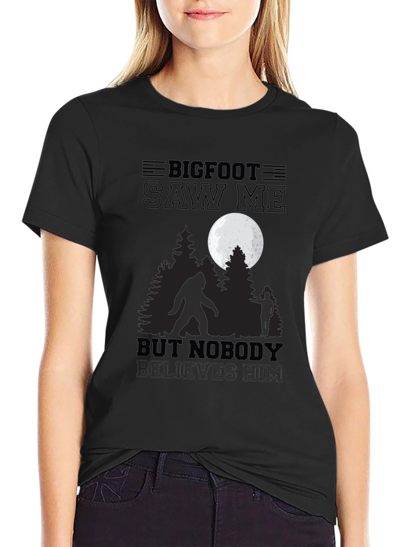 Bigfoot Saw Me T-Shirt - Believe!