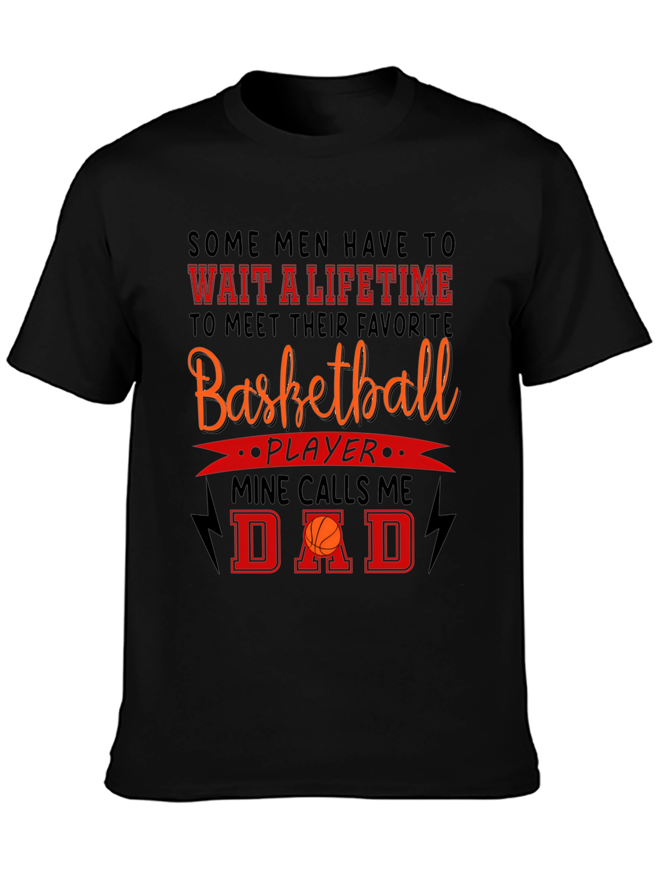 Basketball Dad T-Shirt - Sports Fan Apparel