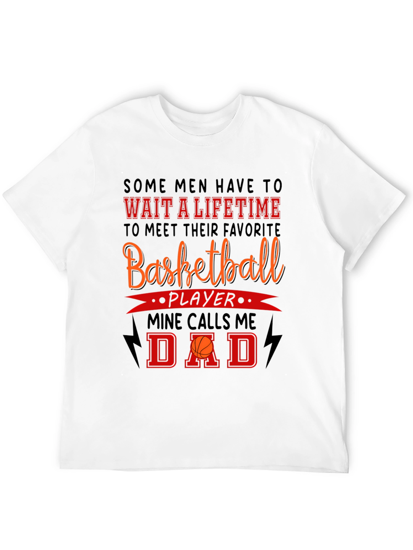 Basketball Dad T-Shirt - Sports Fan Apparel