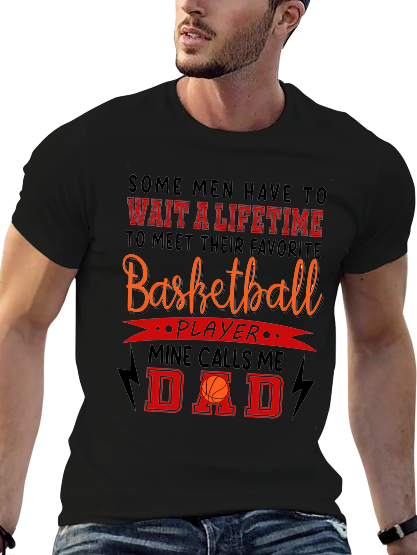 Basketball Dad T-Shirt - Sports Fan Apparel