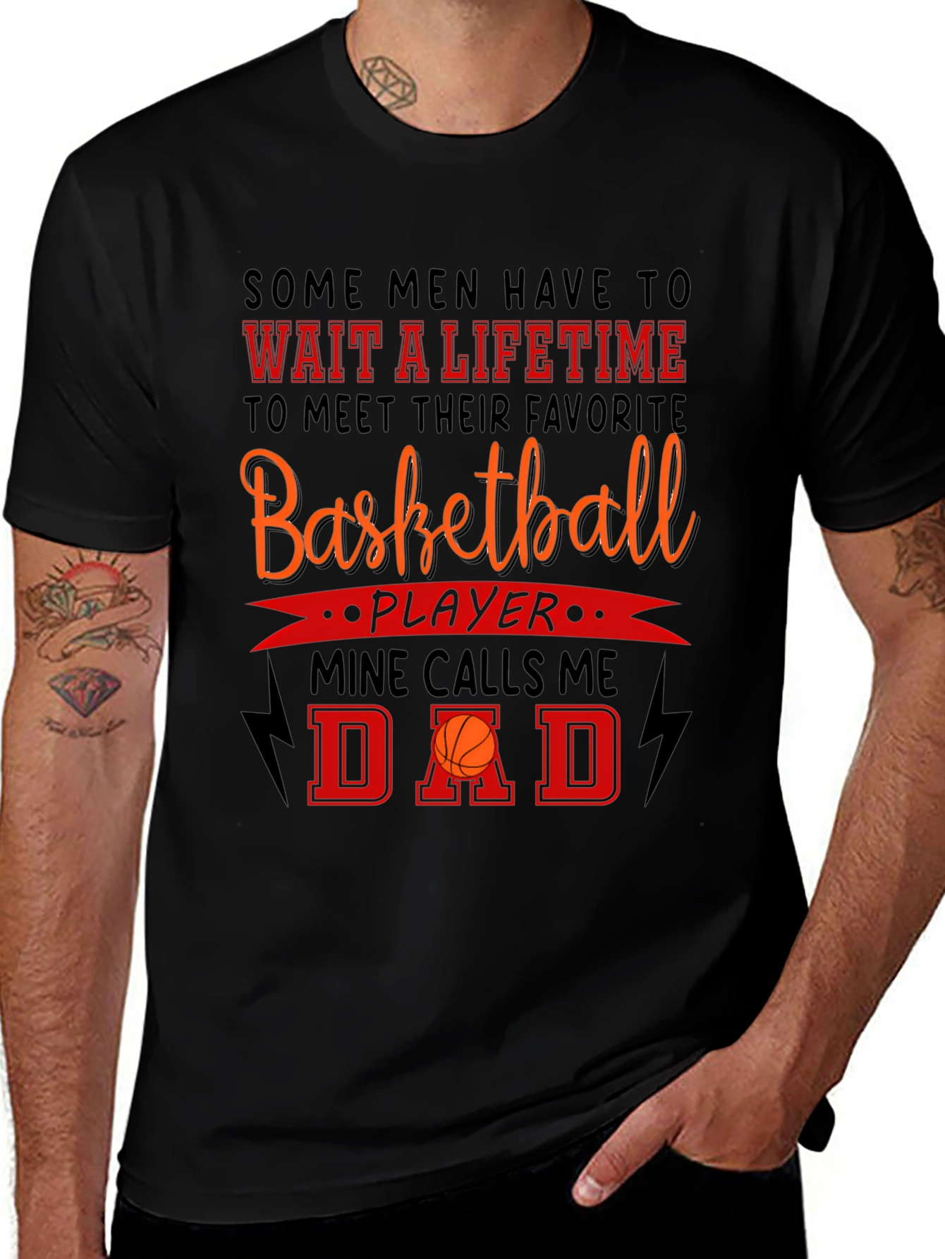 Basketball Dad T-Shirt - Sports Fan Apparel