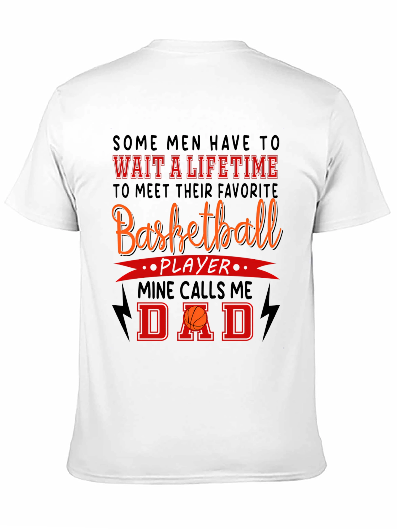 Basketball Dad T-Shirt - Sports Fan Apparel