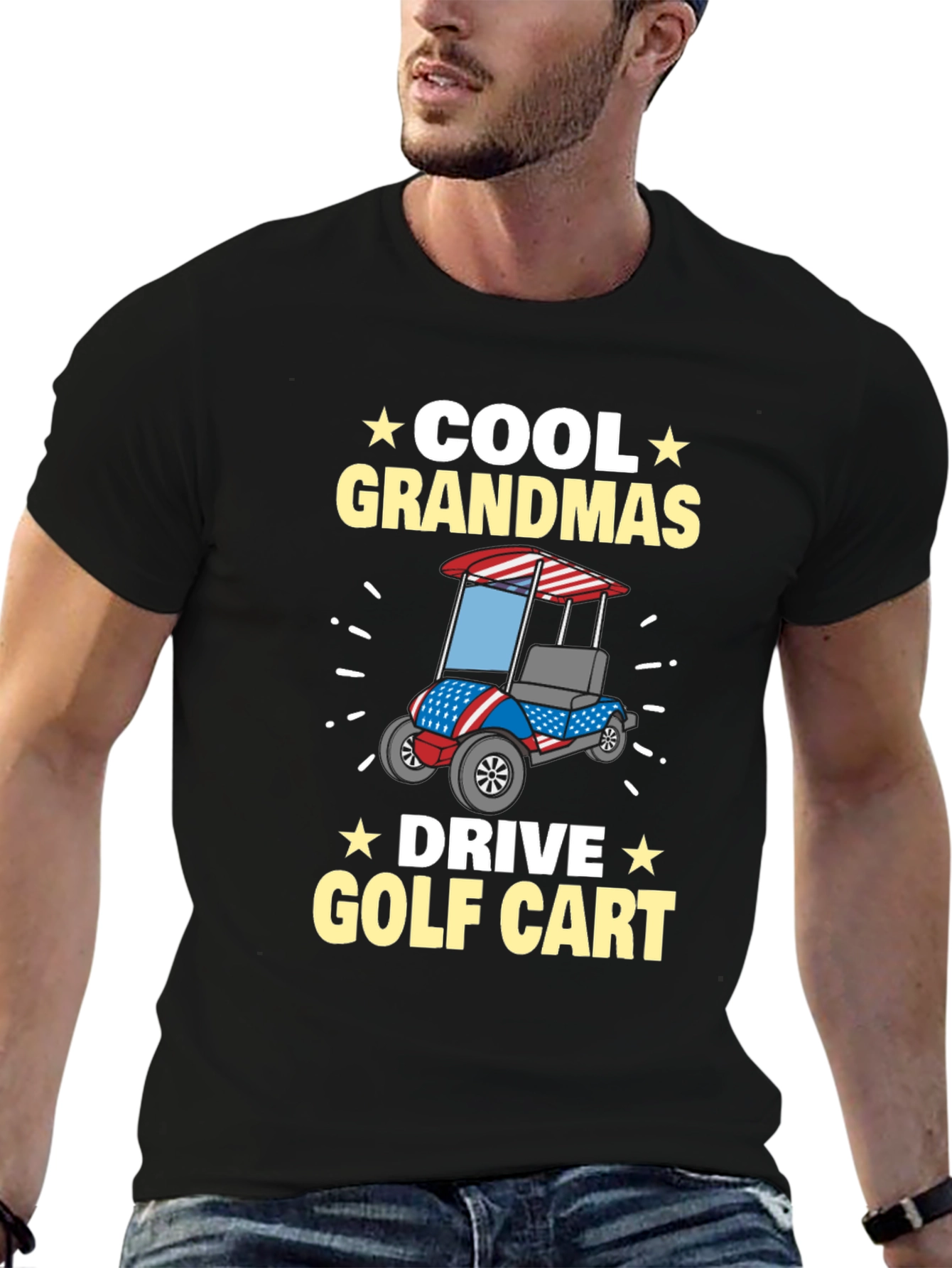 Cool Grandmas Drive Golf Cart T-Shirt