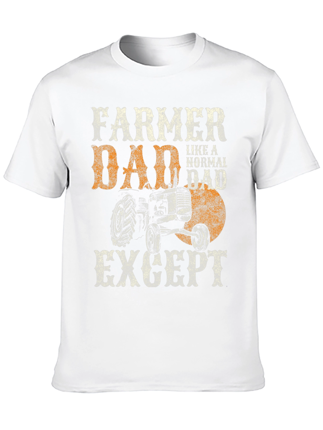Farmer Dad T-Shirt - Tractor Graphic Tee