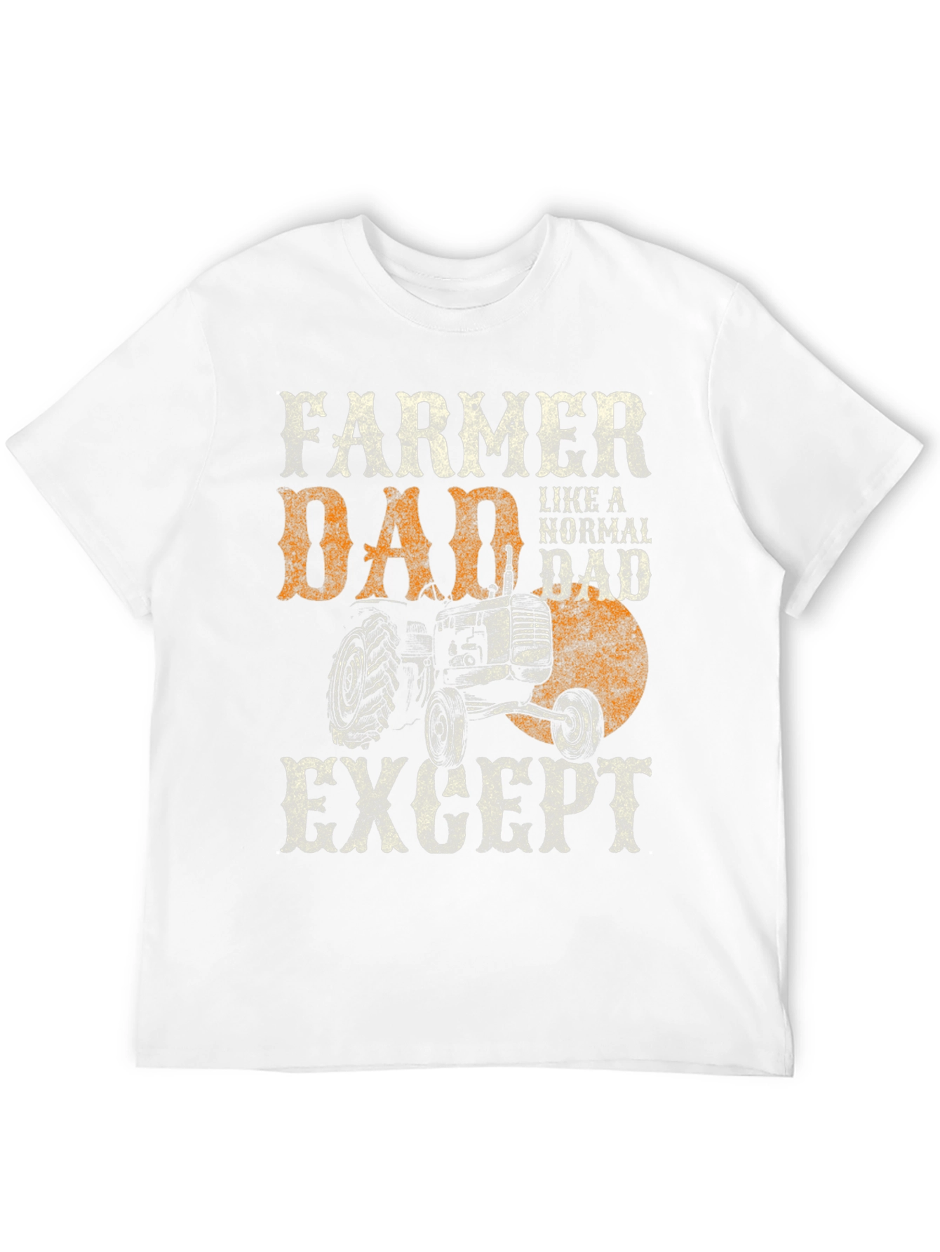 Farmer Dad T-Shirt - Tractor Graphic Tee