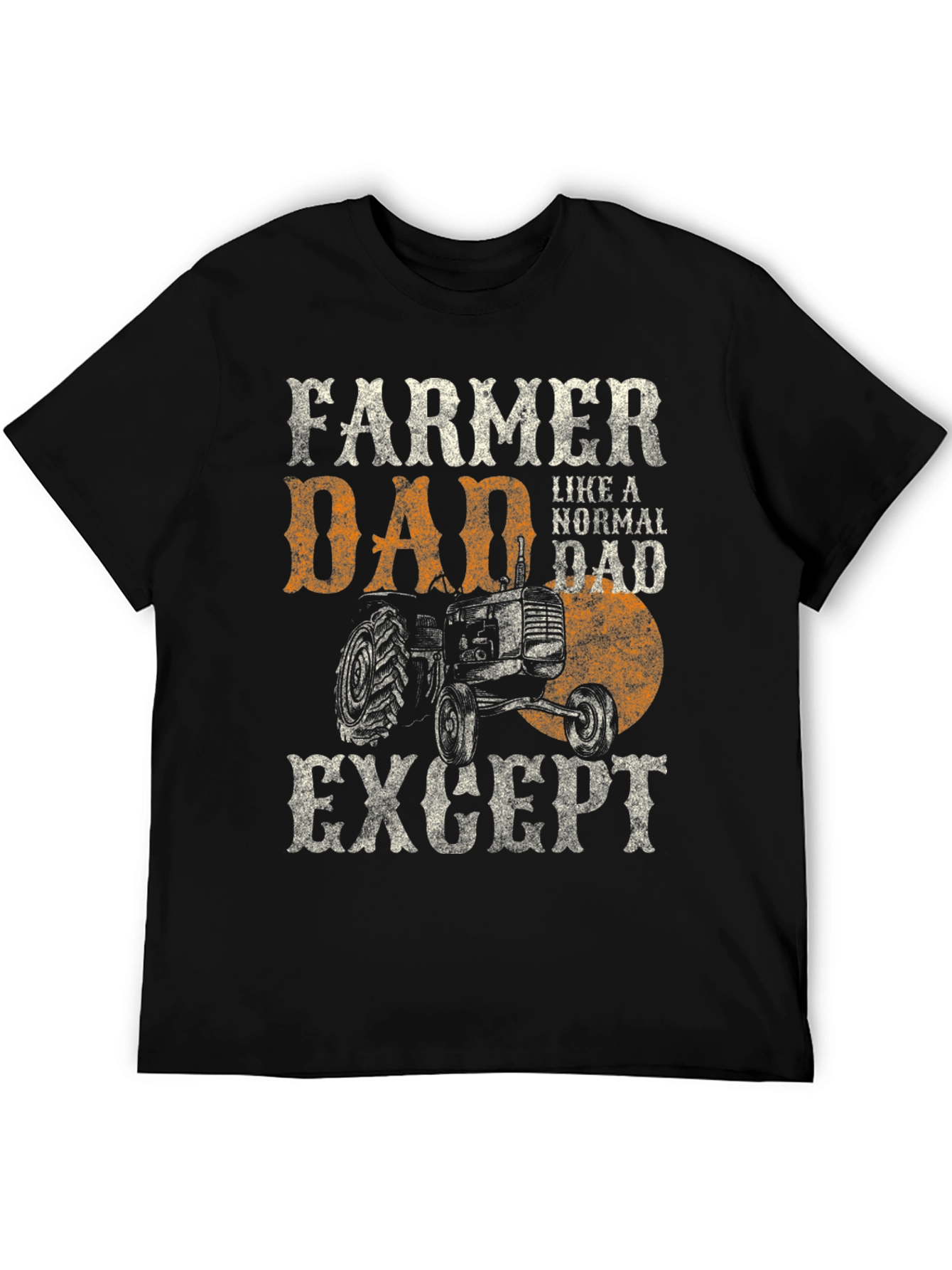 Farmer Dad T-Shirt - Tractor Graphic Tee