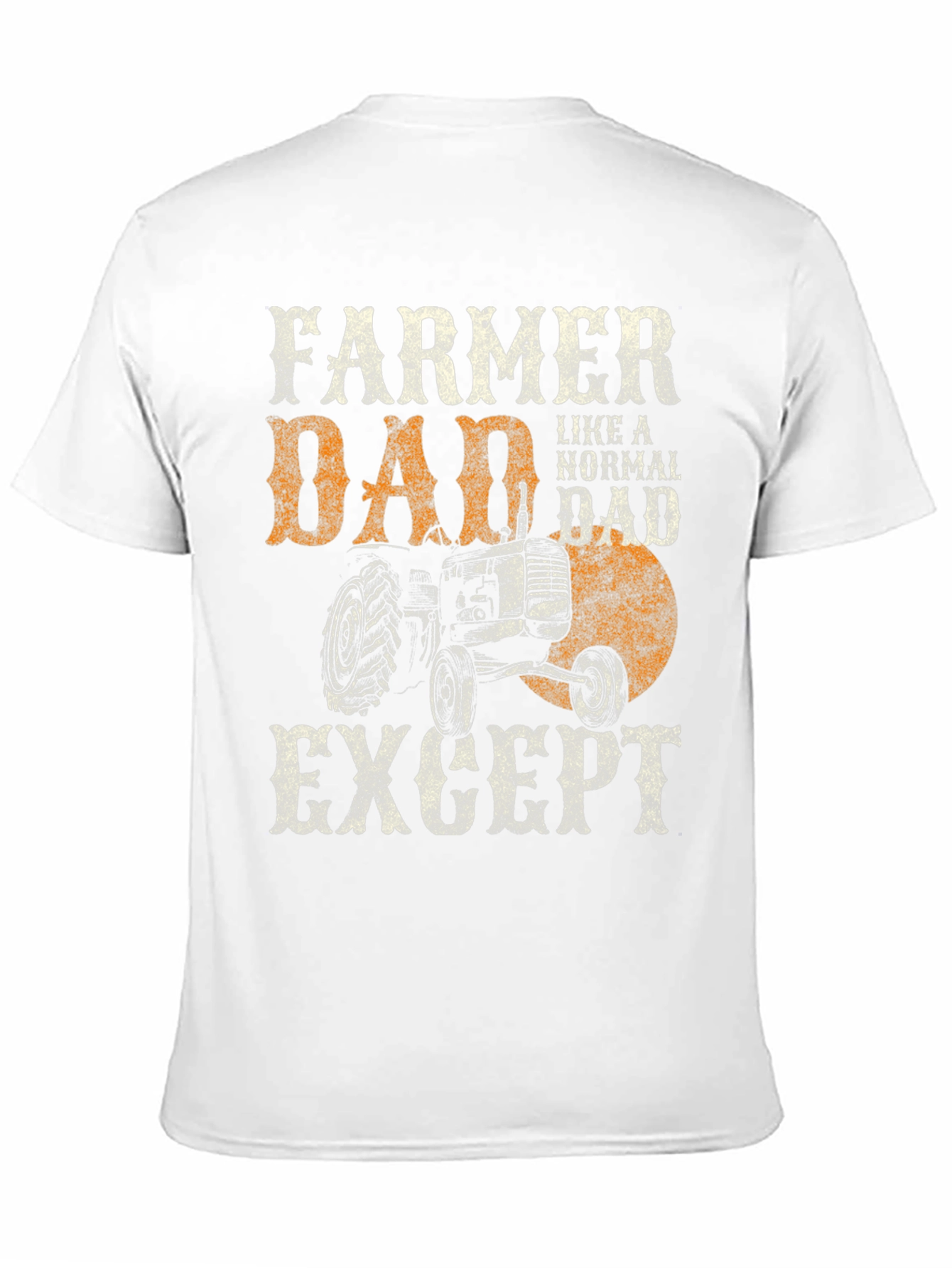 Farmer Dad T-Shirt - Tractor Graphic Tee